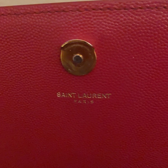 Saint Laurent Kate Medium Shoulder Bag Red *Pre-Loved* - Picture 4 of 11